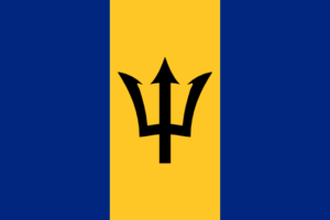 Barbados national Flag