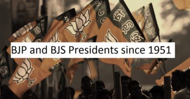 List of All Presidents of BJP and BJS