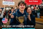 A 16-year-old sleeping in his car won a national math competition - fact or fake?